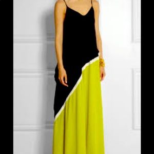 NWT Halston Colorblock Dress L